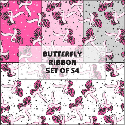 Butterfly Ribbon (set of 4)