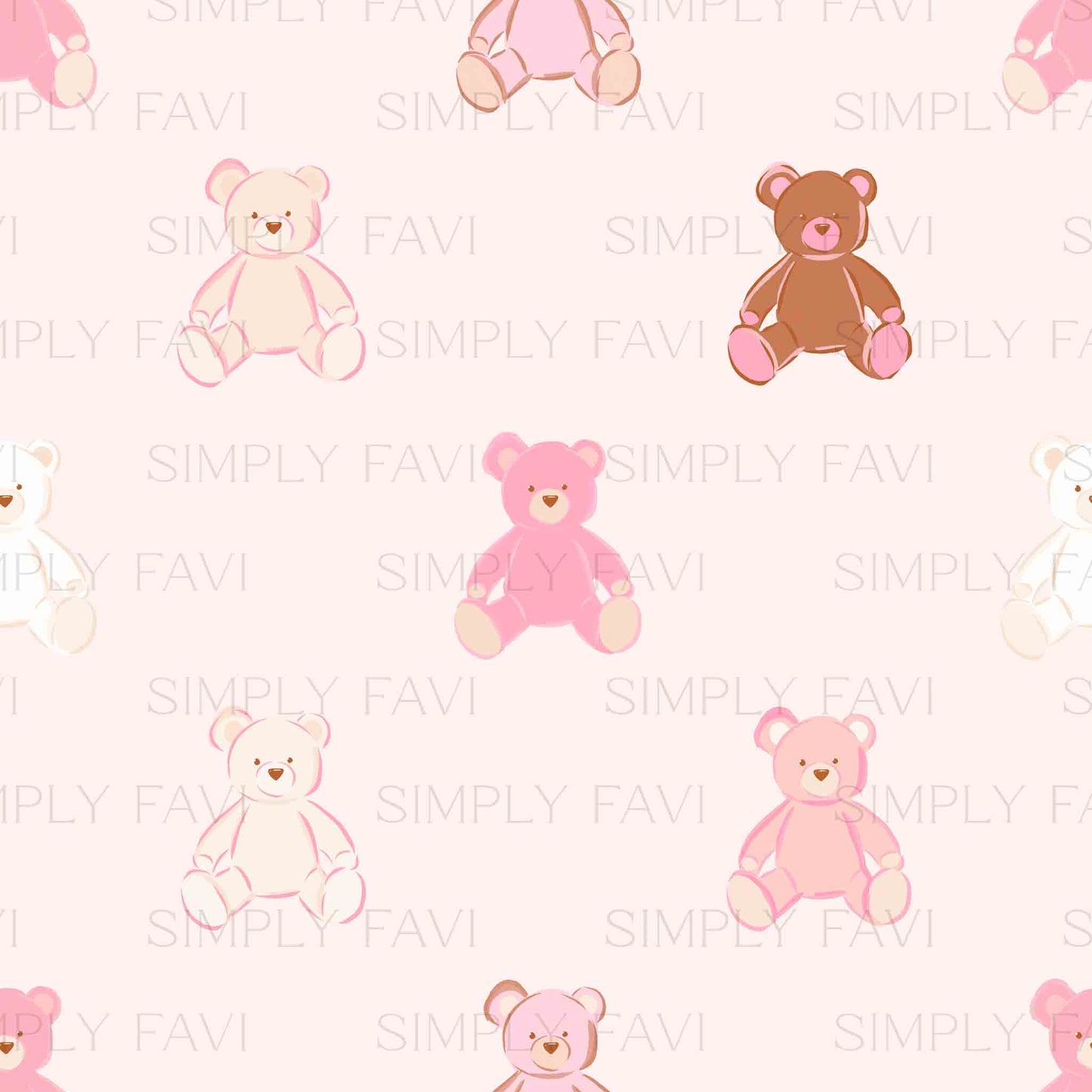 Pink Teddy's