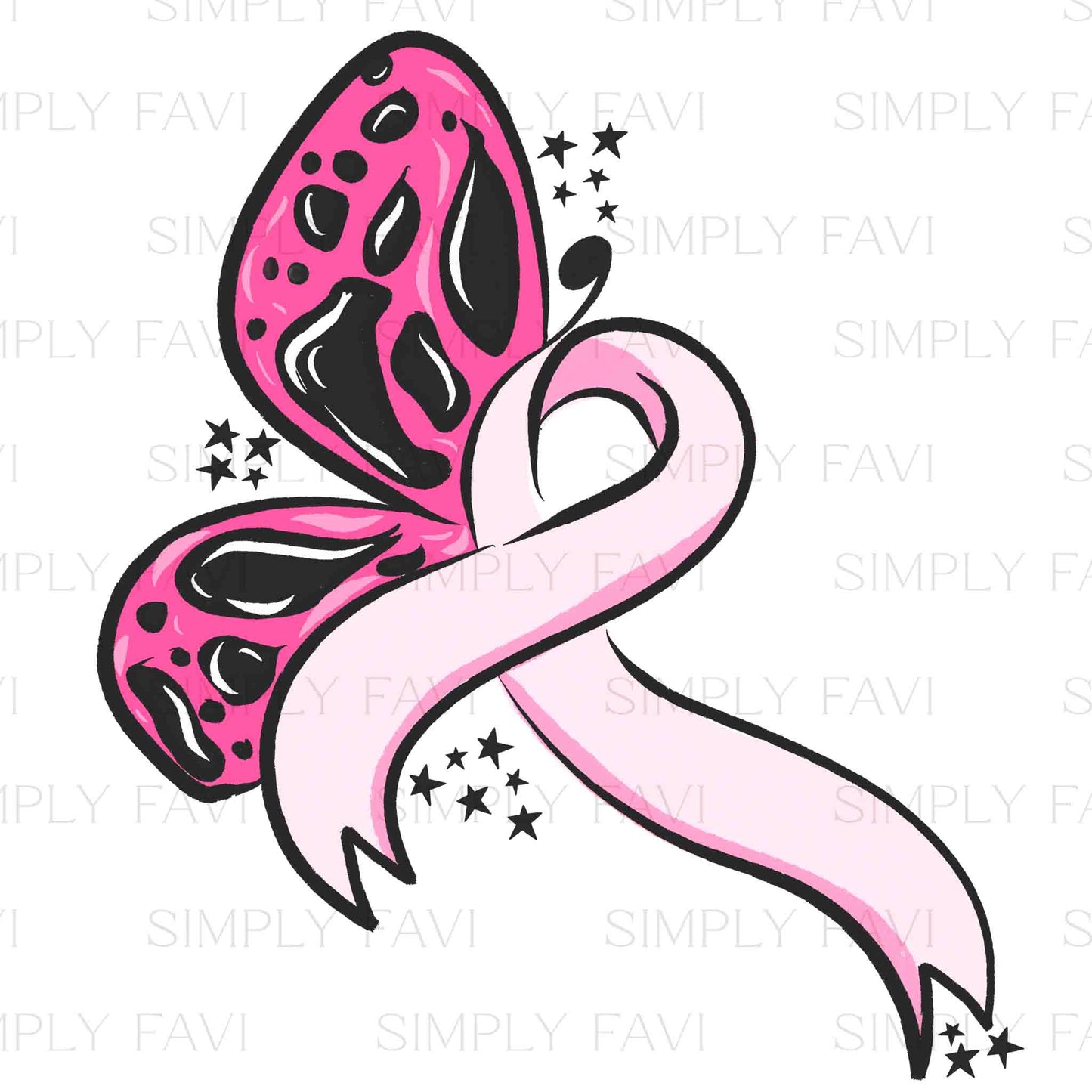 Butterfly Ribbon PNG