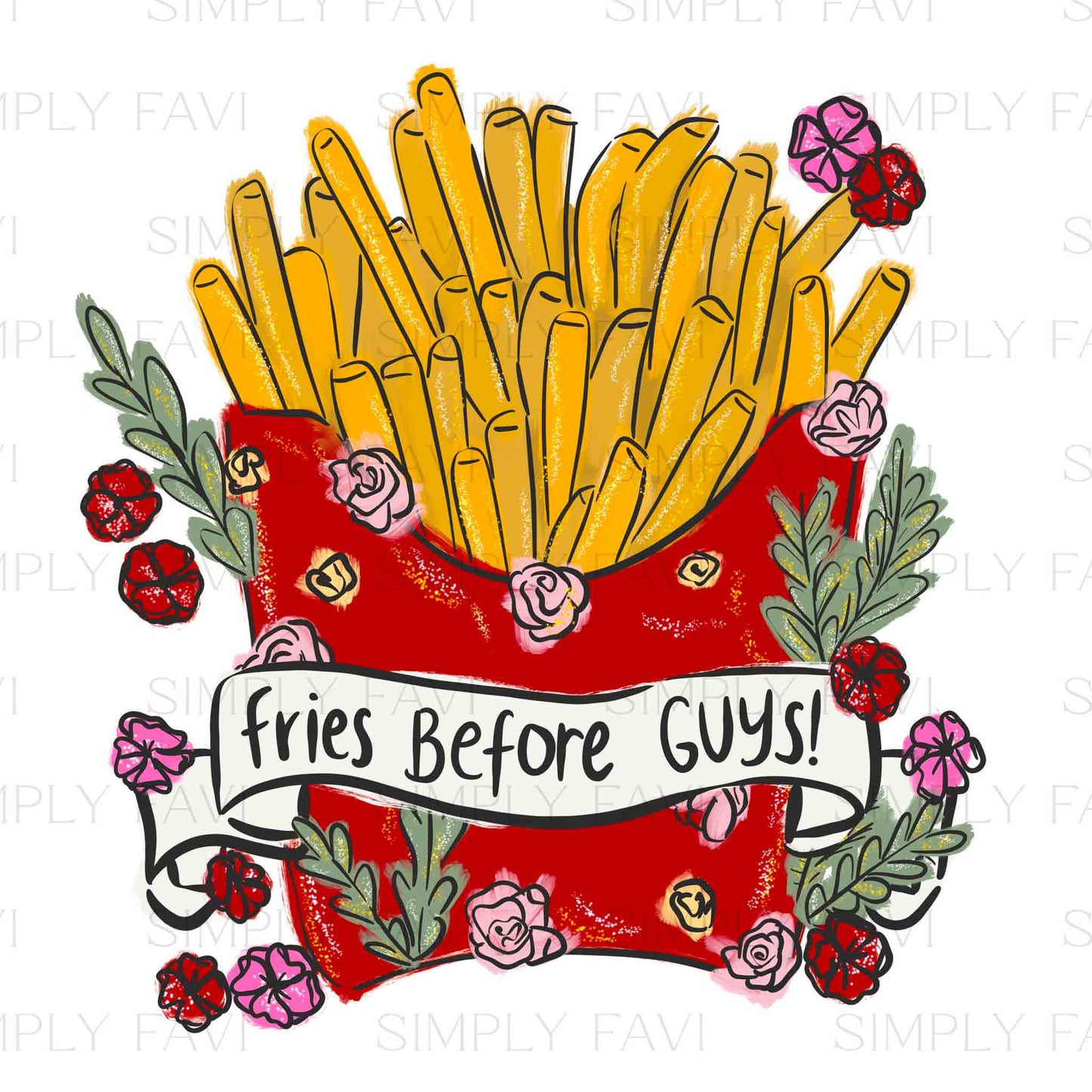 Fries Before Guys PNG