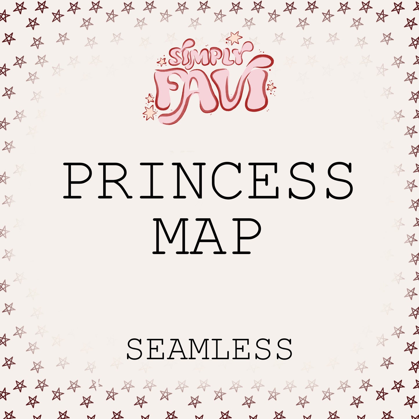 Princess Map Seamless