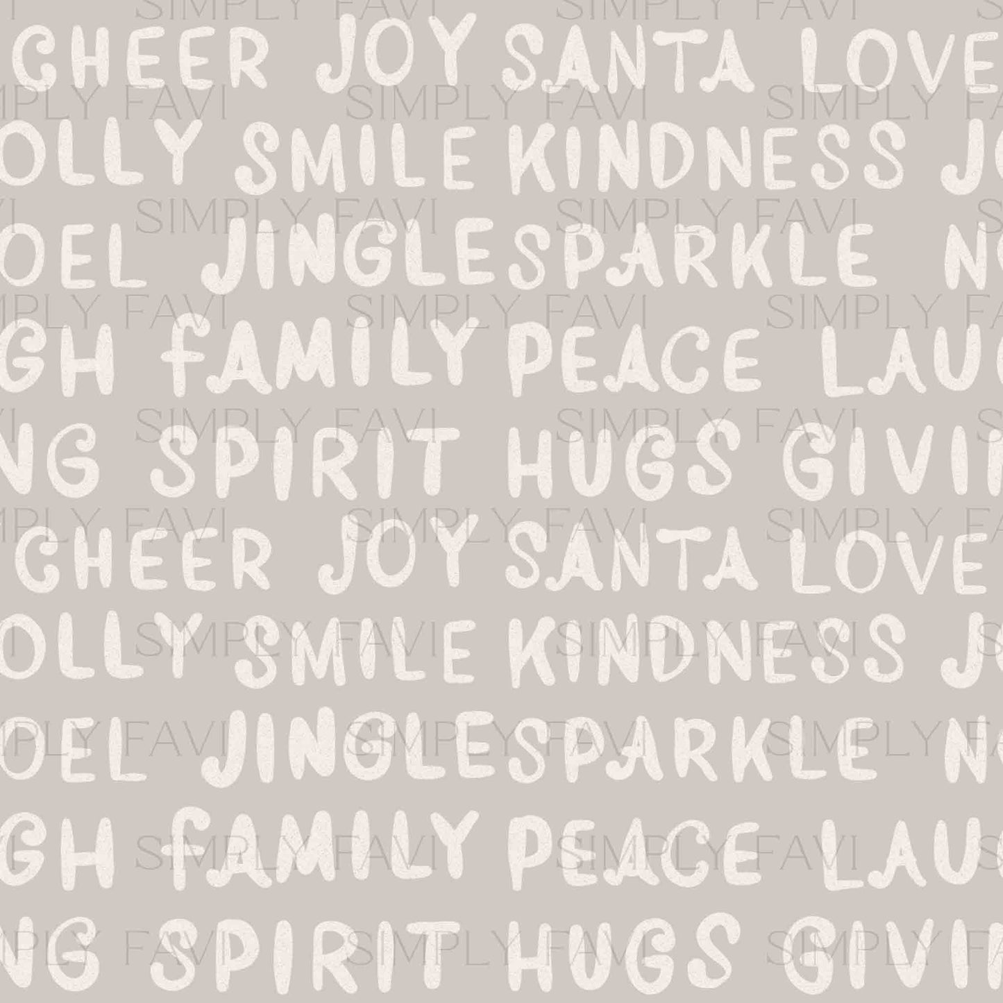 Holiday Words (set of 8)