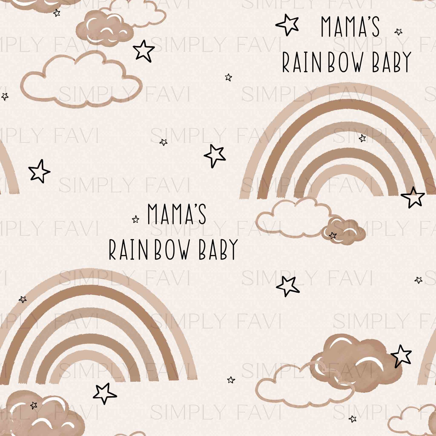 Mama's Rainbow Baby Muted (set of 2)