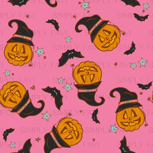 Pink Witchy Pumpkins