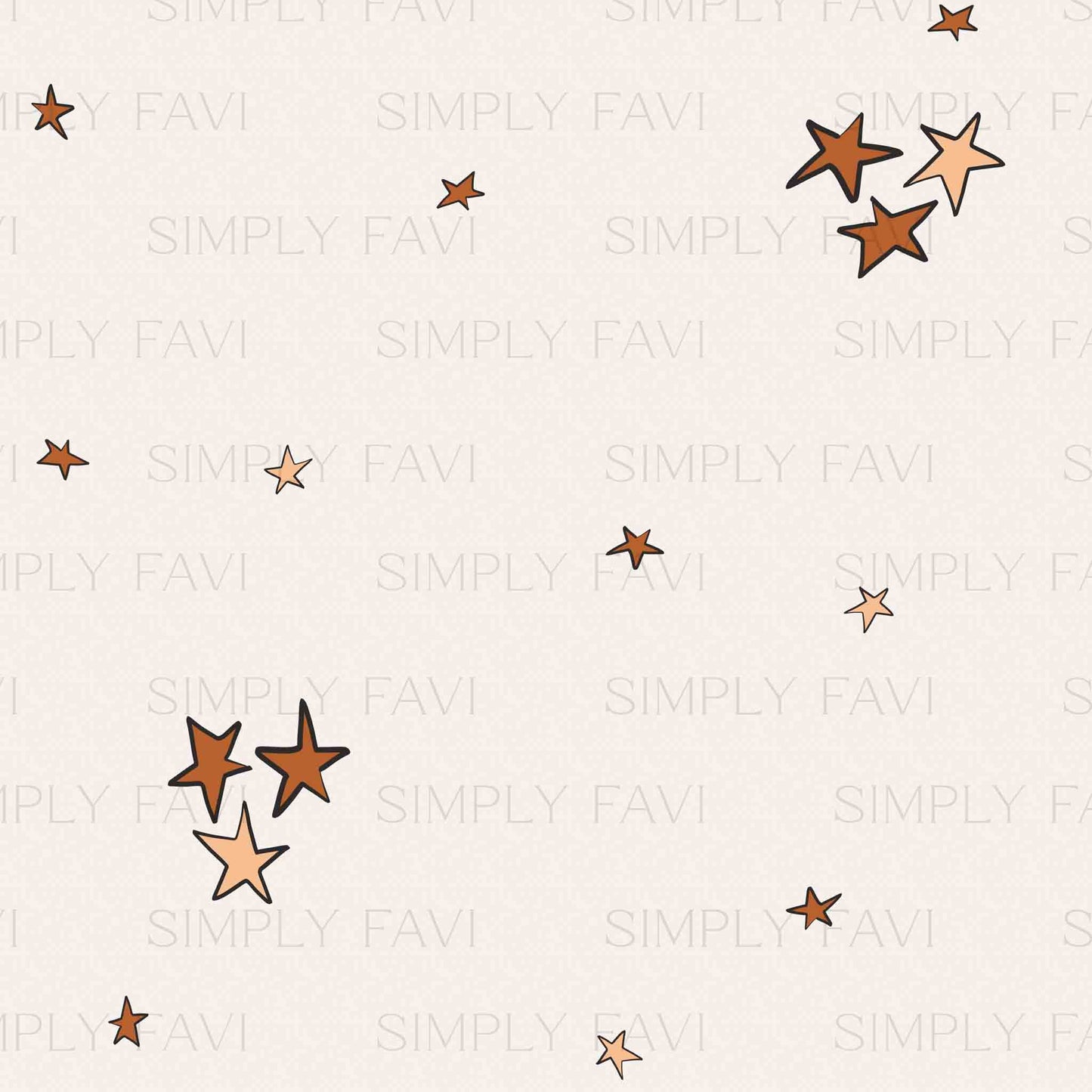 Spooky Stars Muted