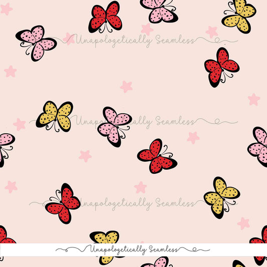 Catty Butterflies Pink