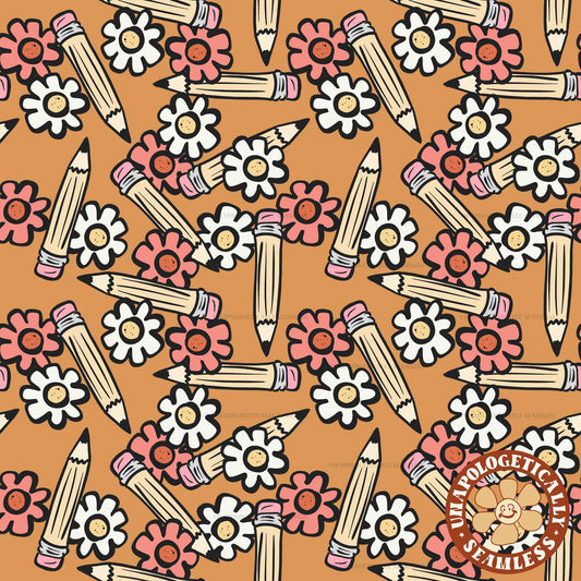 Floral Pencils