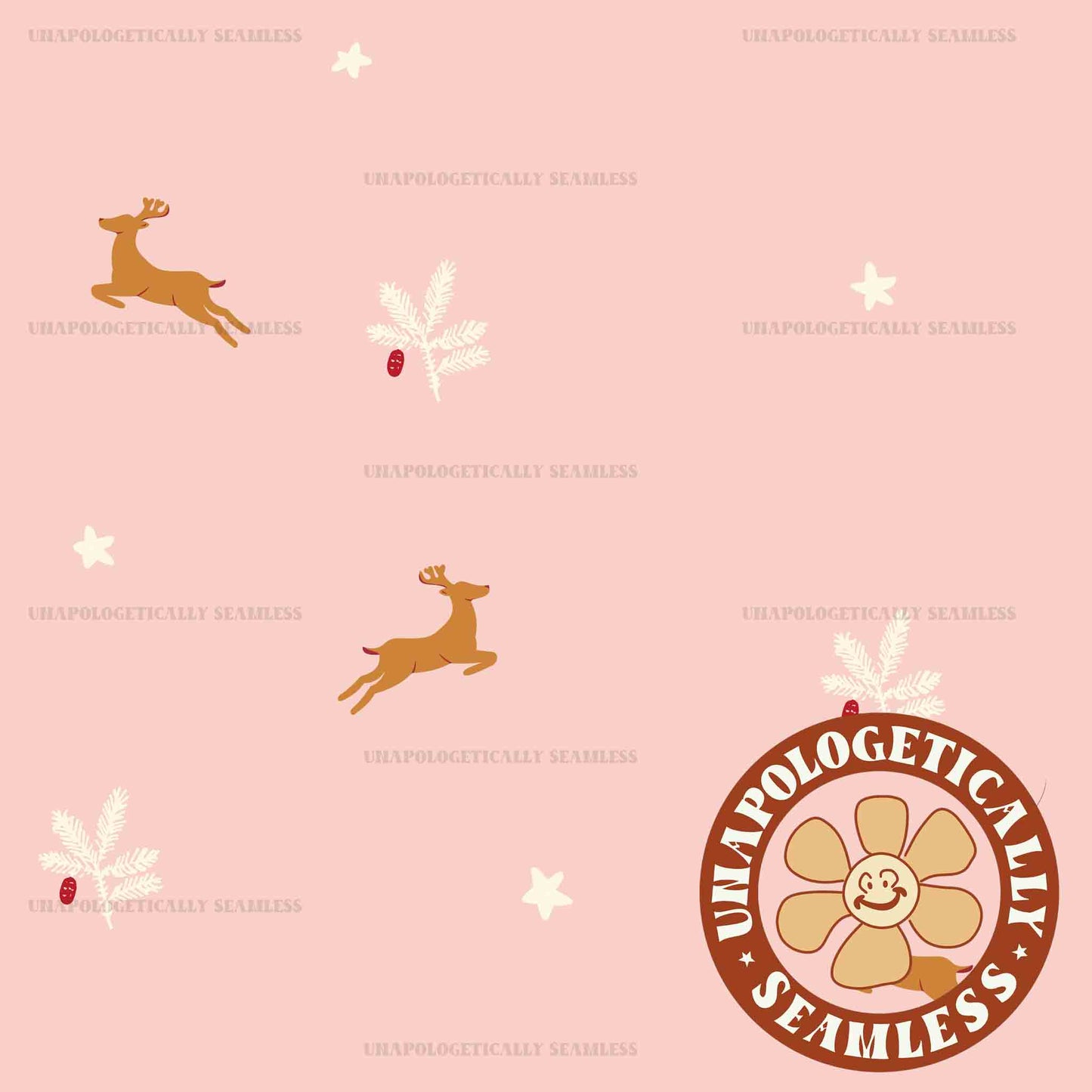 Jumping Reindeer - Pink