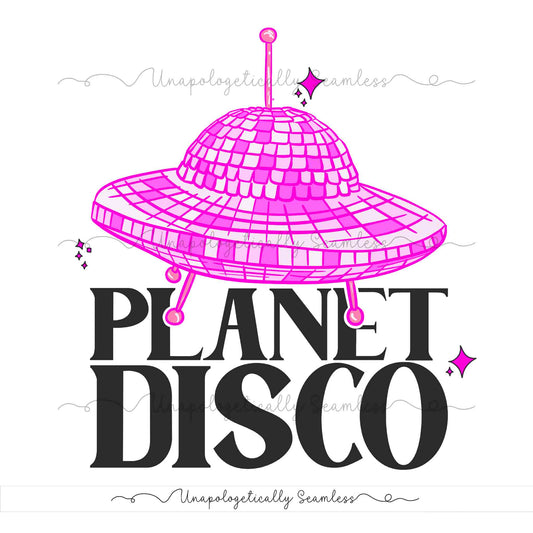 Planet Disco PNG Pink