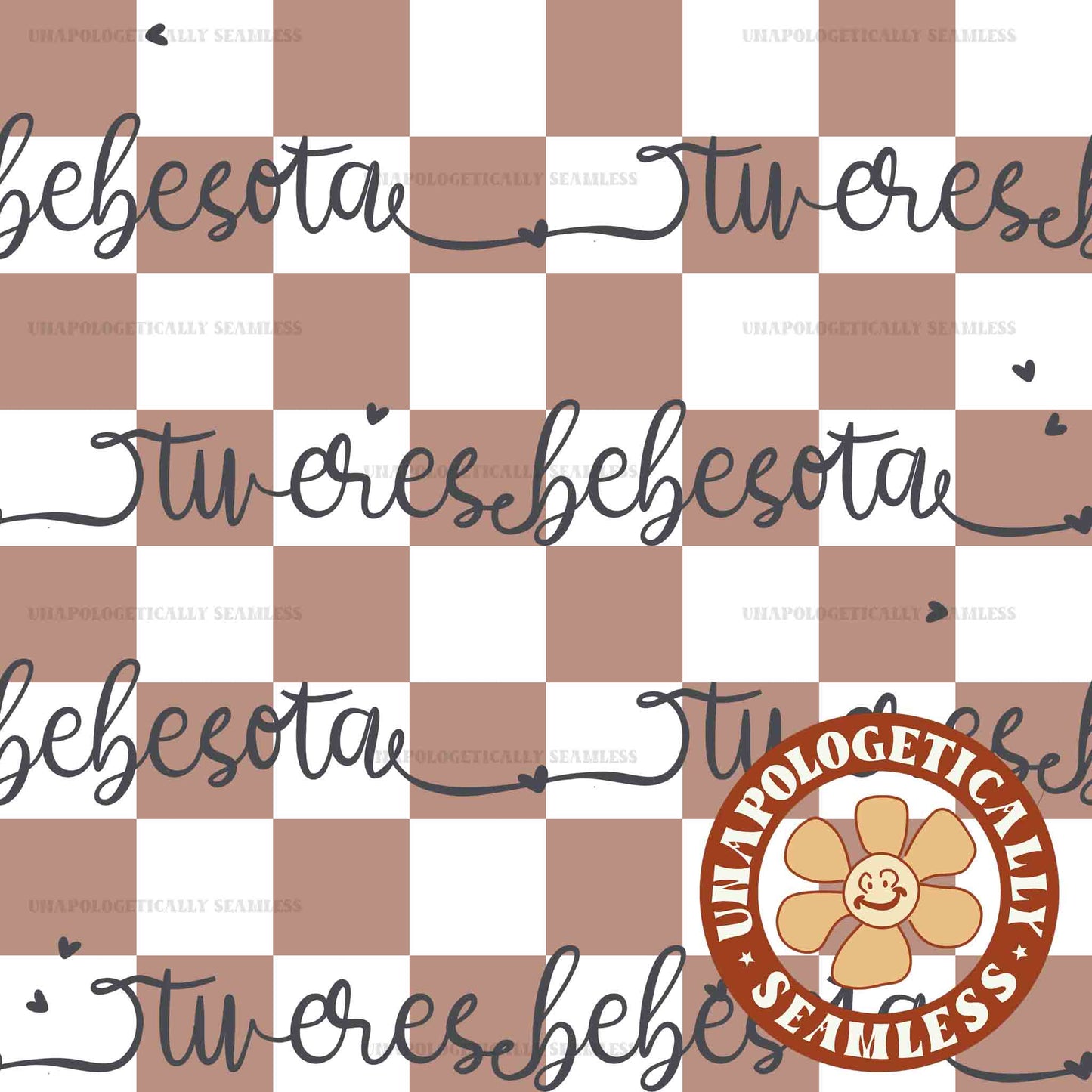 Tu Eres Bebesota - Brown Checkered